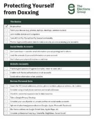 Protecting Yourself from Doxxing - Elections Group