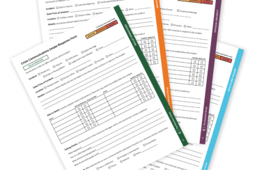 Preview of Crisis Communications Intake Response Forms